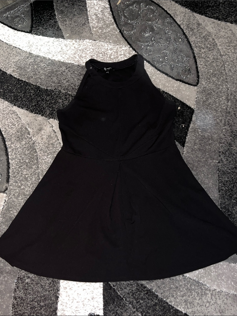 Lily Rose Black Mini Dress